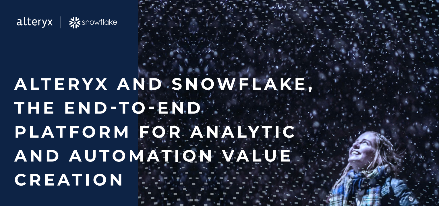 Alteryx & Snowflake: Füreinander geschaffen