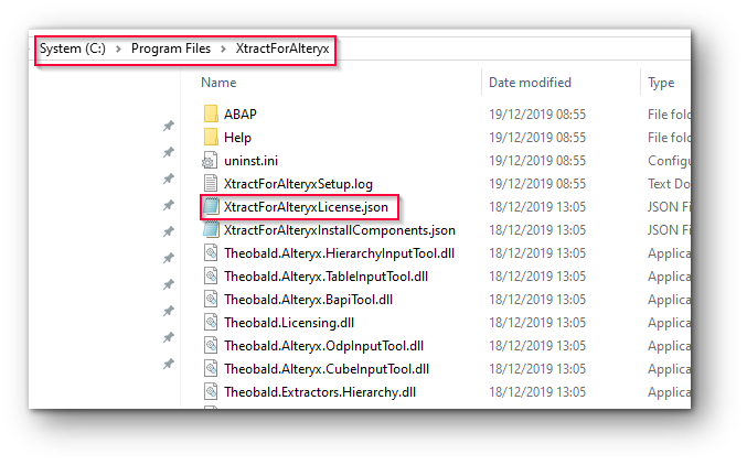 Installation Xtract for Alteryx